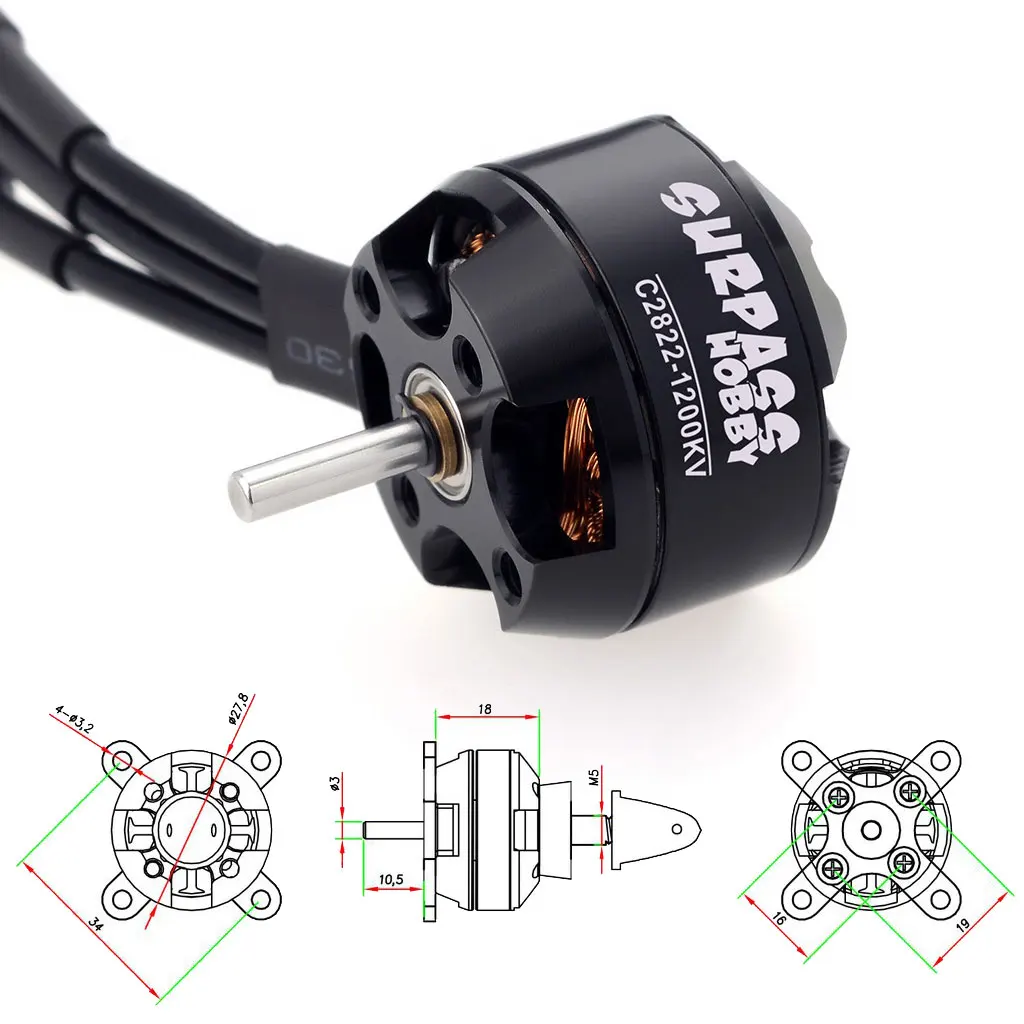 SURPASS HOBBY 2822 2826 2830 2 - Brushless Motor Thrust Test Stand reseña y precio